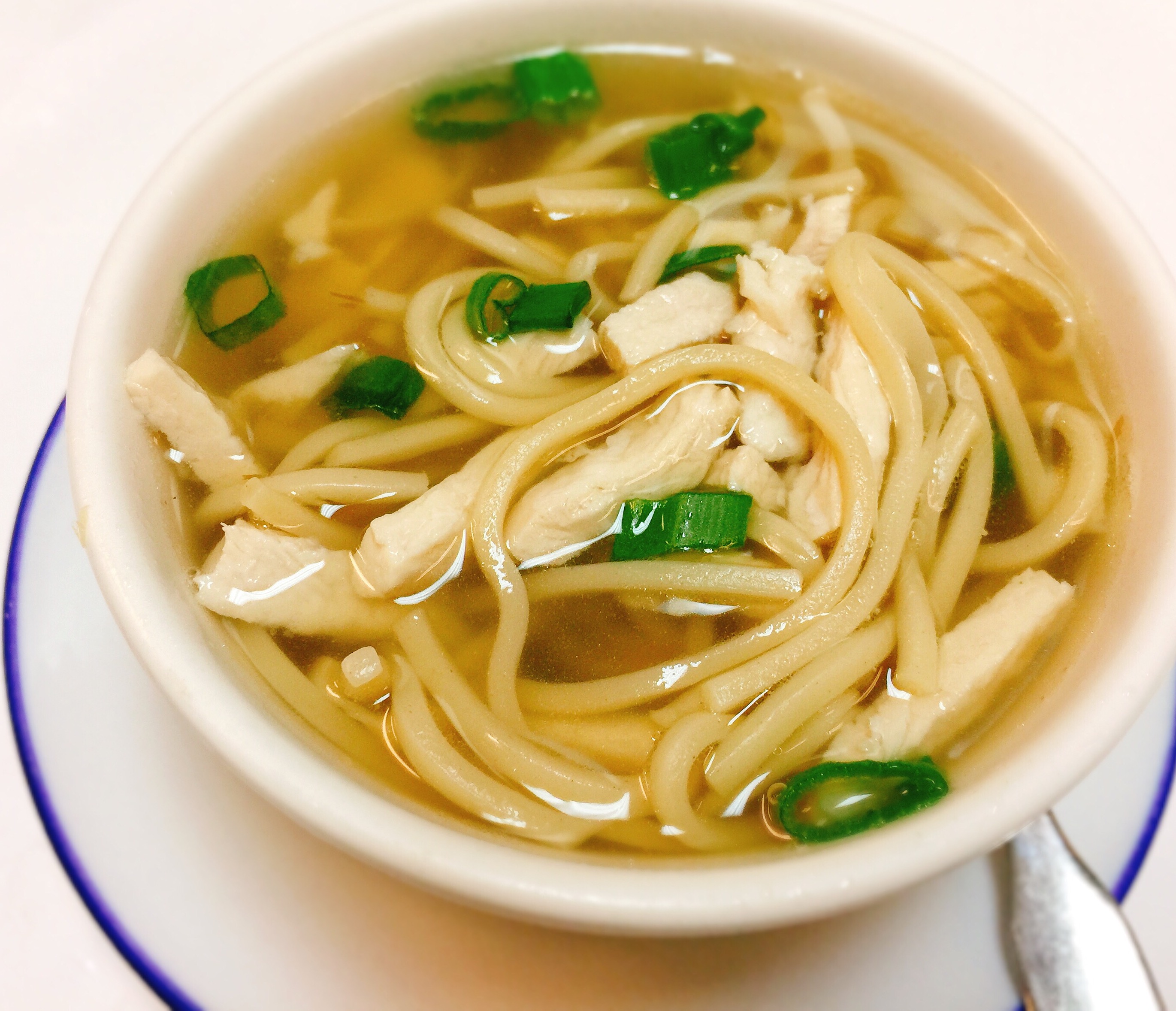 Order 135. Chicken Noodle Soup 鸡面汤 food online from Noodles Delight store, Roselle on bringmethat.com