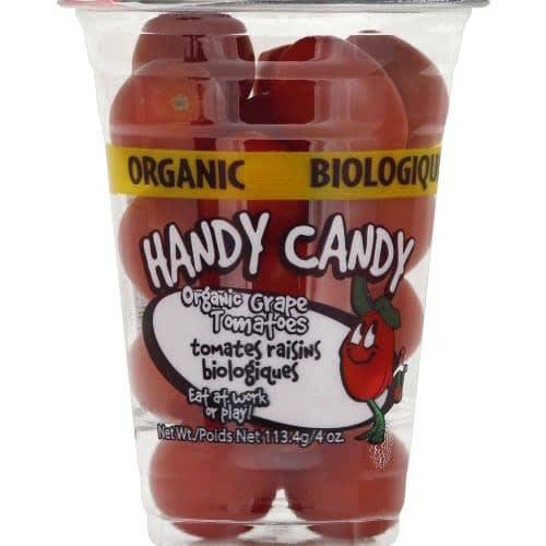 Order Handy Candy · Organic Grape Tomatoes (4 oz) food online from Vons store, Montrose on bringmethat.com