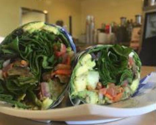 Order Vegan Avocado Wrap food online from The Spot Cafe store, Claremont on bringmethat.com