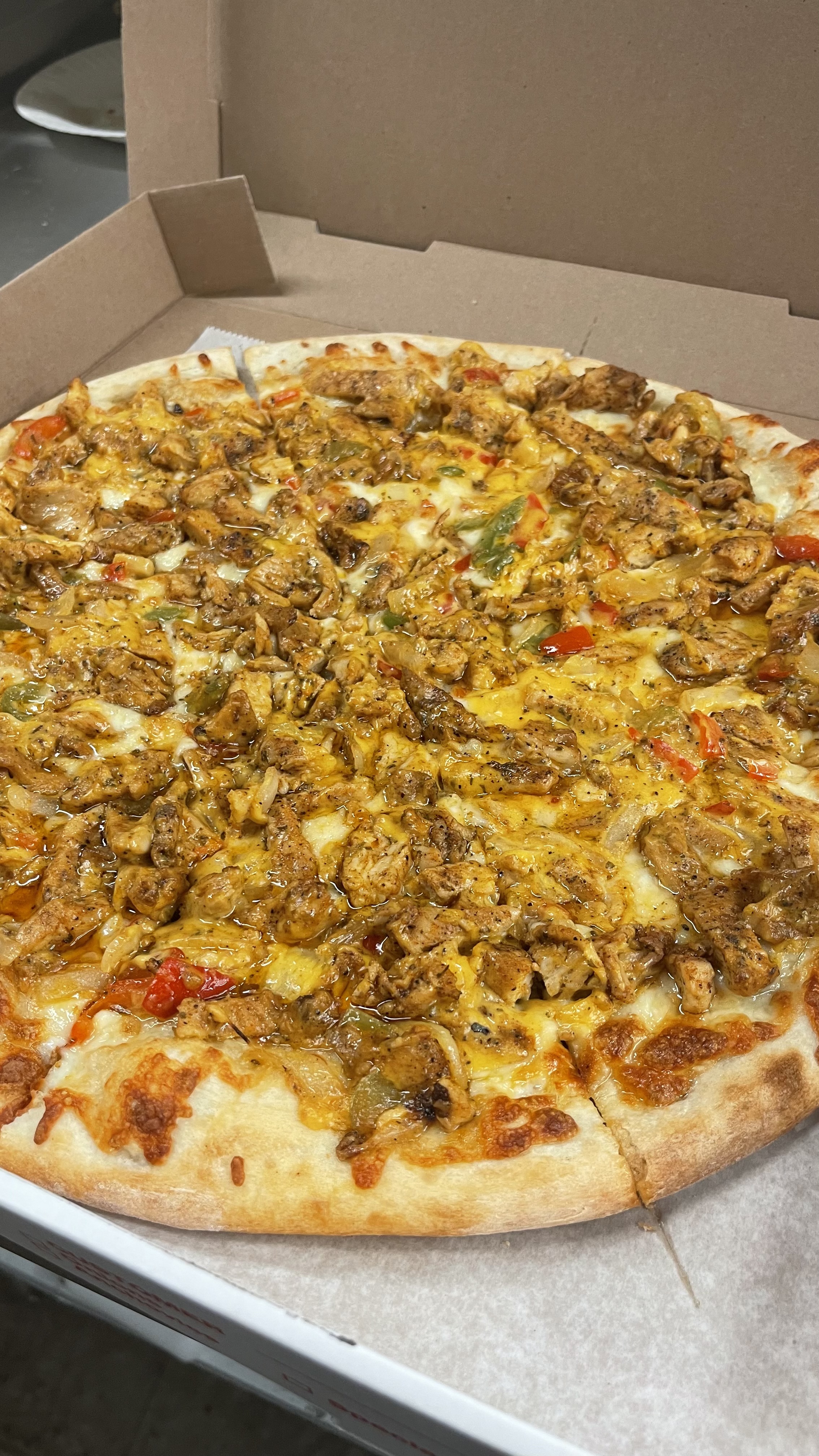 Order Chicken Cheesesteak Pizza food online from Avenue Pizza store, Bloomfield on bringmethat.com