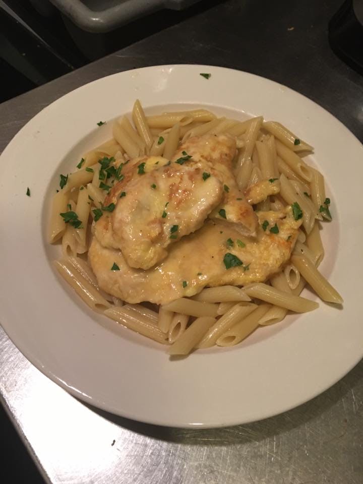 Order Chicken Francese - Entree food online from The Pizza Pub Restaurant store, Ironia on bringmethat.com