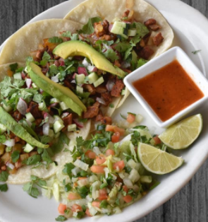 Order Tacos de Asada food online from Los Portales Mexican Restaurant store, Englewood on bringmethat.com