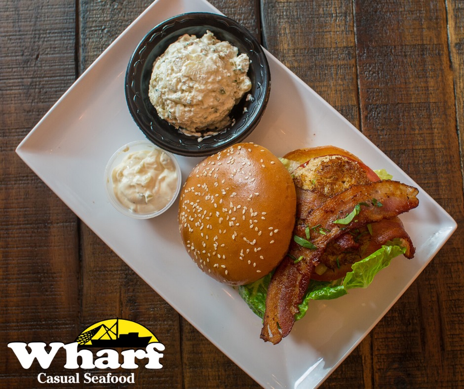 Order Wharf Cake BLT food online from Wharf Casual Seafood on Atlanta Hwy. store, Montgomery on bringmethat.com