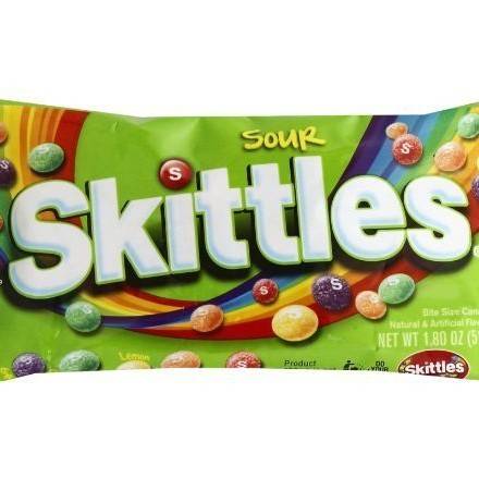 Order Skittles Sour Candy (1.8 oz) food online from Light Speed Market store, Marietta on bringmethat.com