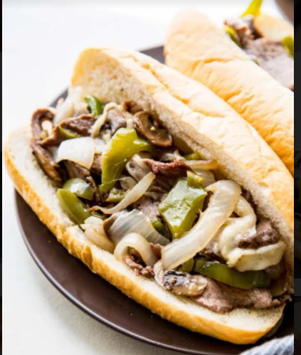 Order Cheese Steak, Peppers & Onions Sandwich food online from All Star Bagel By Dave store, Point Pleasant on bringmethat.com