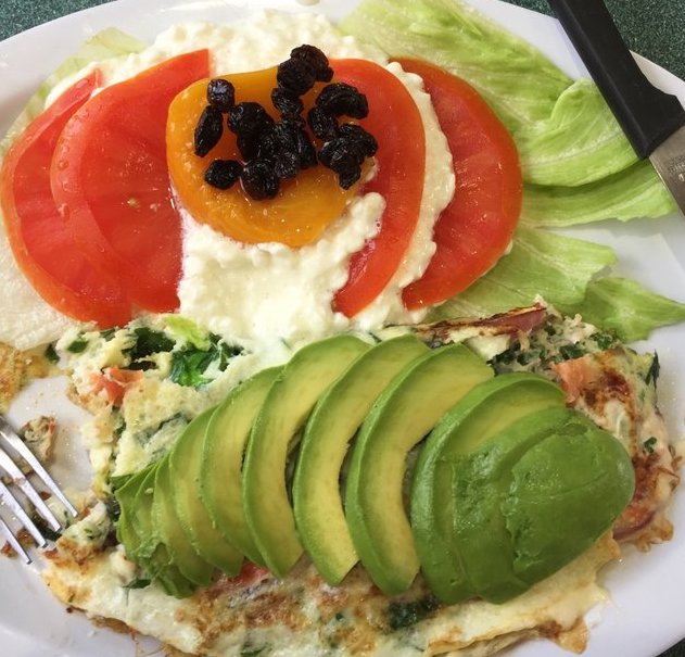 Order CCC's Healthy Omelette food online from Country Club Cafe store, Rancho Mirage on bringmethat.com