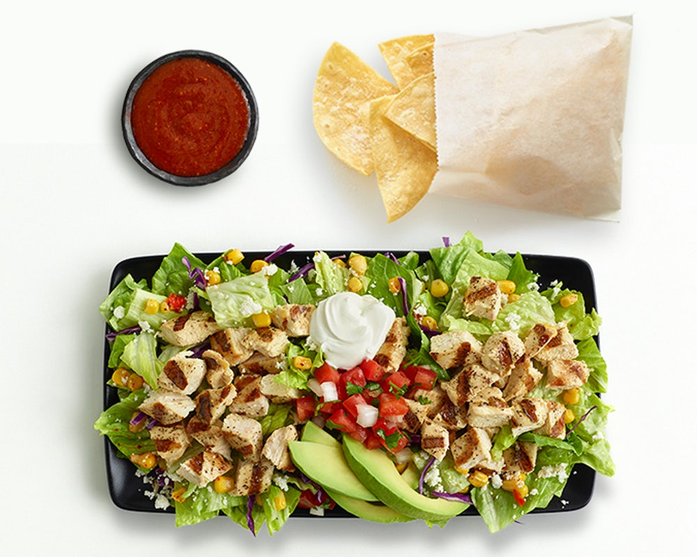 Order Double Chicken Avocado Salad food online from El Pollo Loco store, San Diego on bringmethat.com