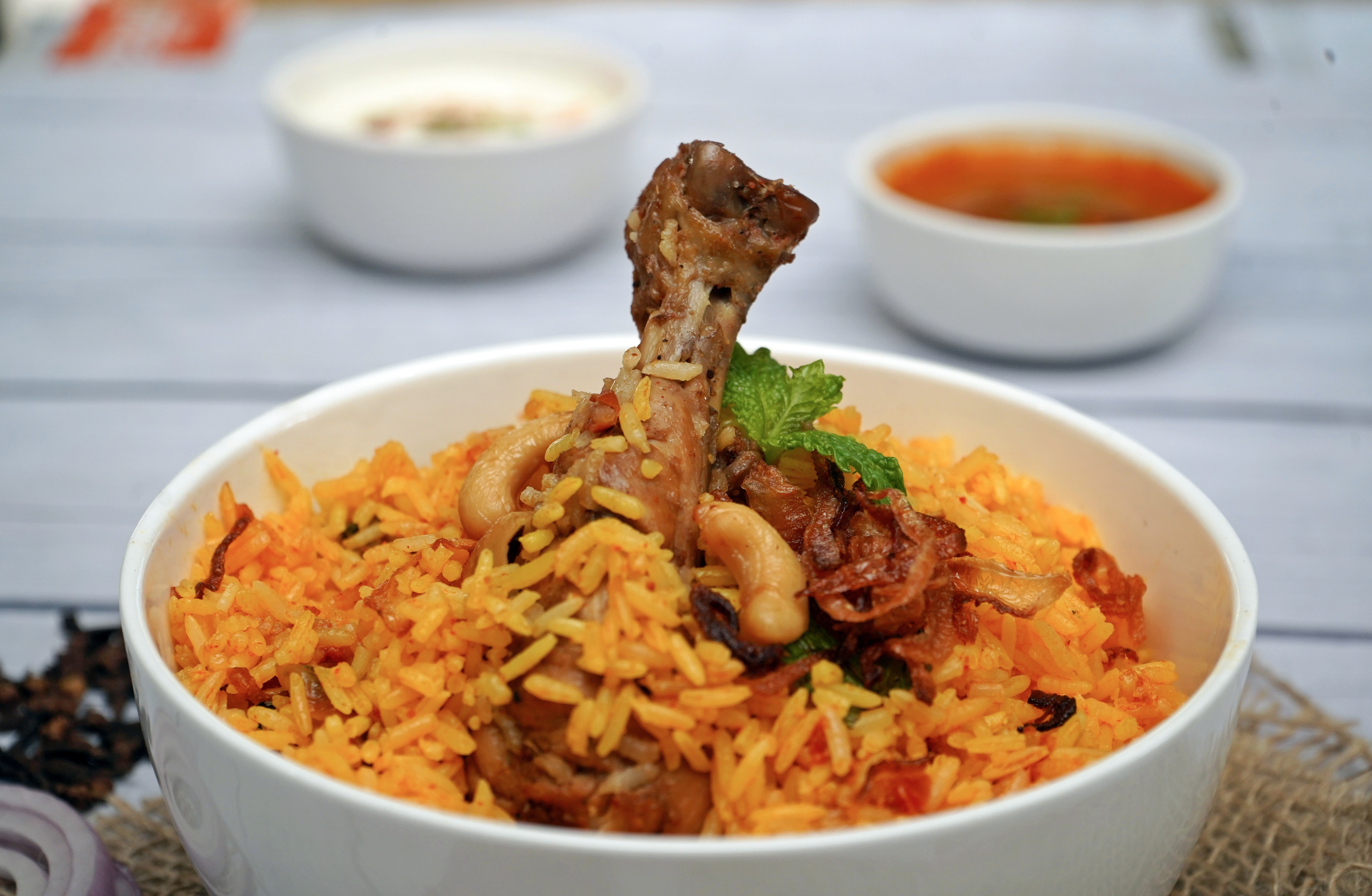 Order Chicken Biryani food online from Sunlight Indian Cuisine store, Ceres on bringmethat.com
