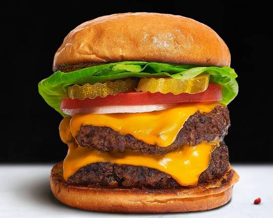 Order Double The Fun Cheese Burger food online from For The Bun Of It store, Austell on bringmethat.com