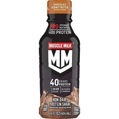 Order Muscle Milk Pro 40 Peanut Butter Chocolate 14oz food online from Speedway store, Cincinnati on bringmethat.com