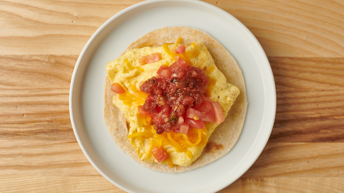 Order EGG BREAKFAST TACO food online from Burrito Beach store, Chicago on bringmethat.com