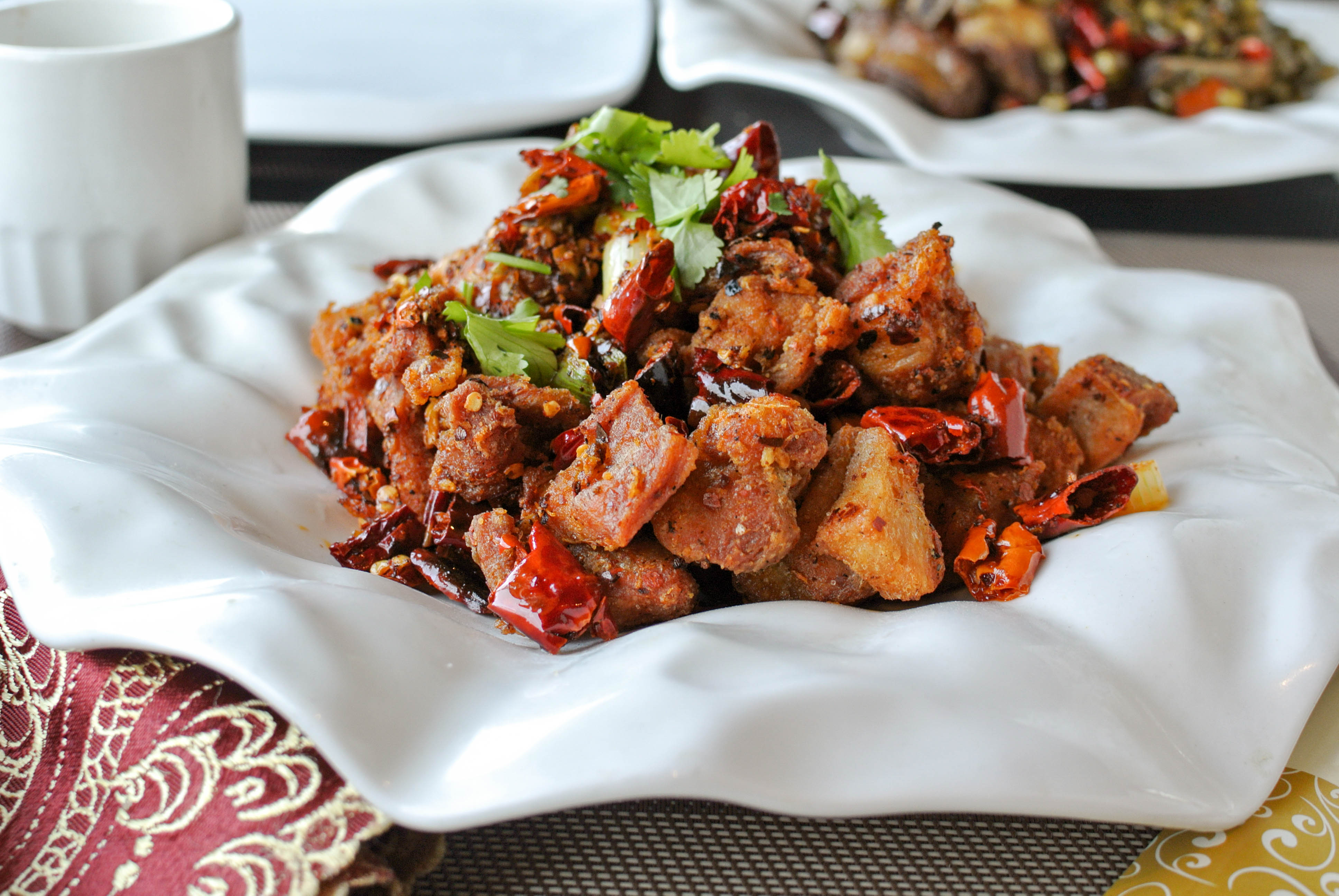 Order Chongqing Spicy Diced Chicken 重慶辣子雞 food online from Fey Restaurant store, Menlo Park on bringmethat.com