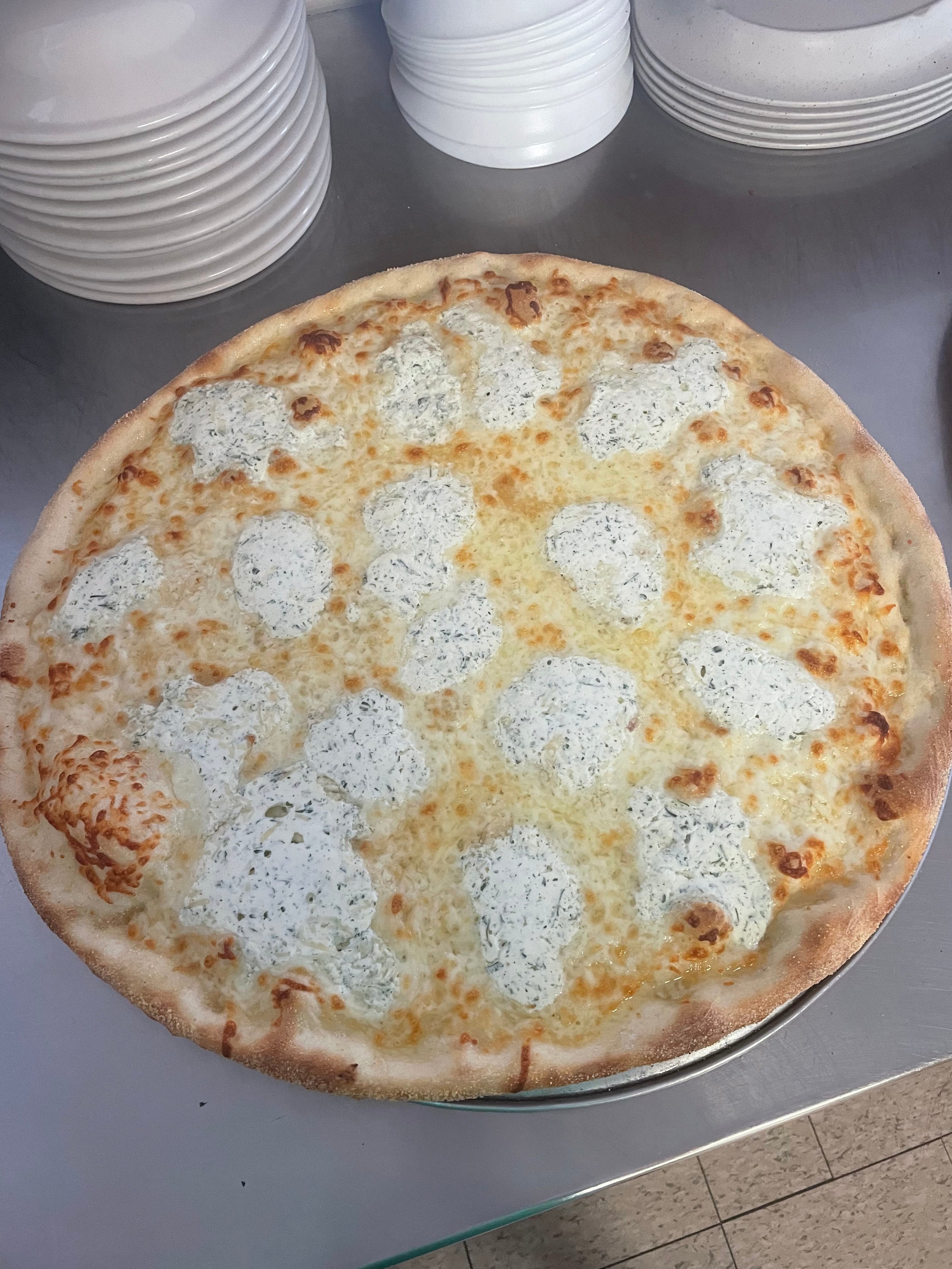 Order White Pizza - Large  16" food online from Palermos Pizza store, Buckeye on bringmethat.com