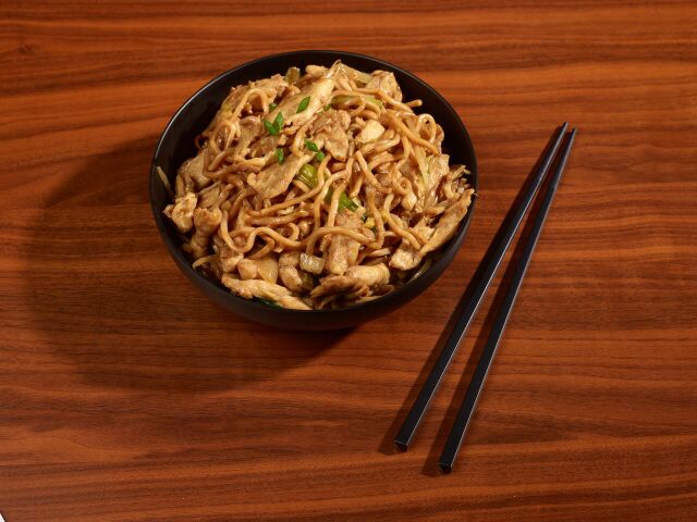 Order Lo Mein Platter food online from Cafe Ambrosia store, Aurora on bringmethat.com