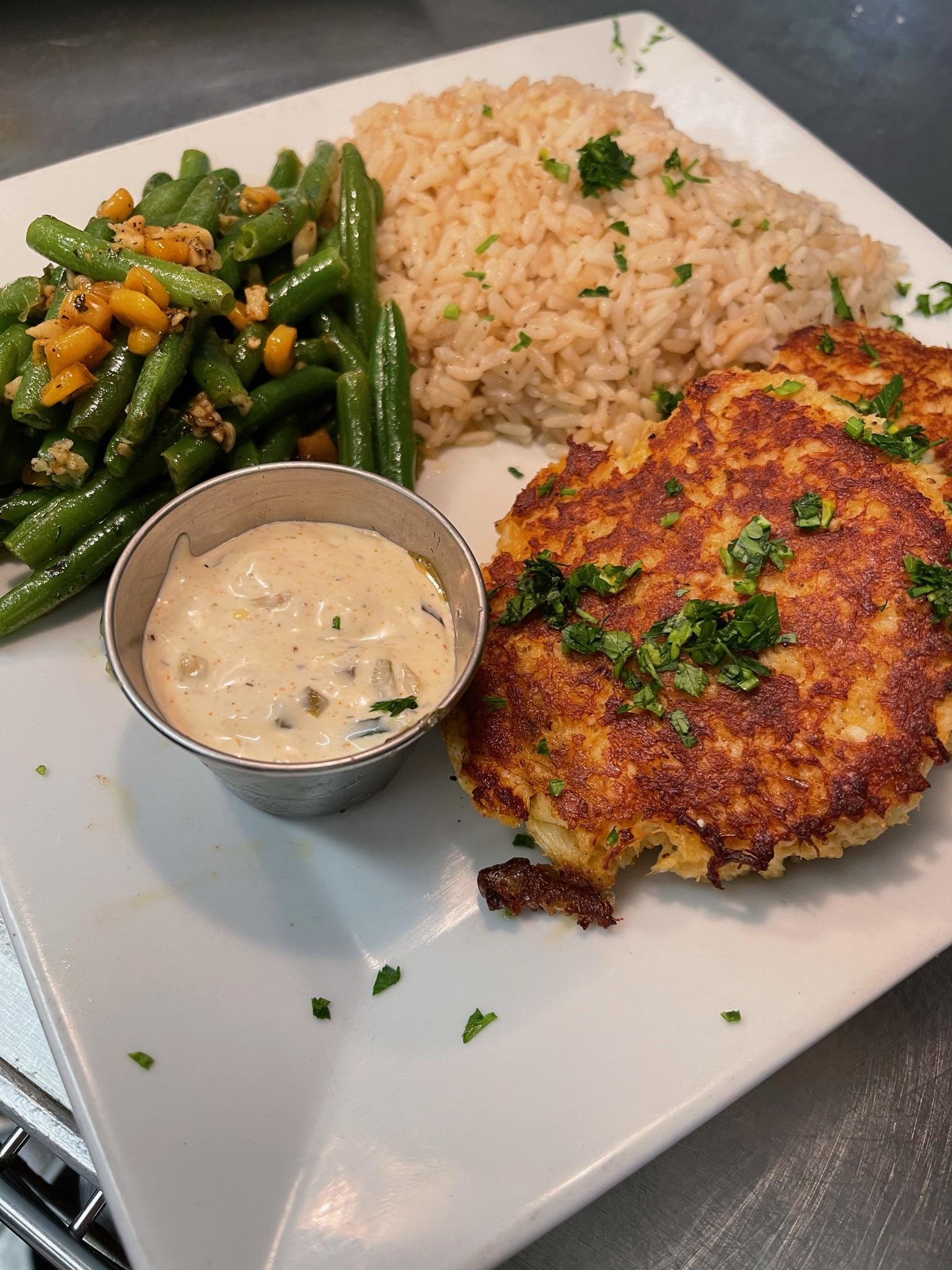 Order Crab Cakes food online from Bistro 804 store, Richmond on bringmethat.com