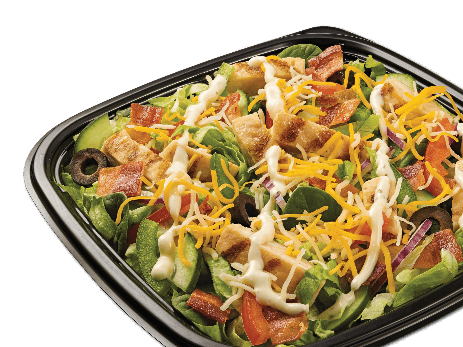 Order Chicken & Bacon Ranch Melt Chopped Salad food online from SUBWAY® store, Albany on bringmethat.com