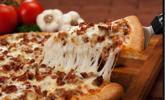 Order Godfather's Chicken Bacon Ranch Pizza food online from Huck store, Carterville on bringmethat.com