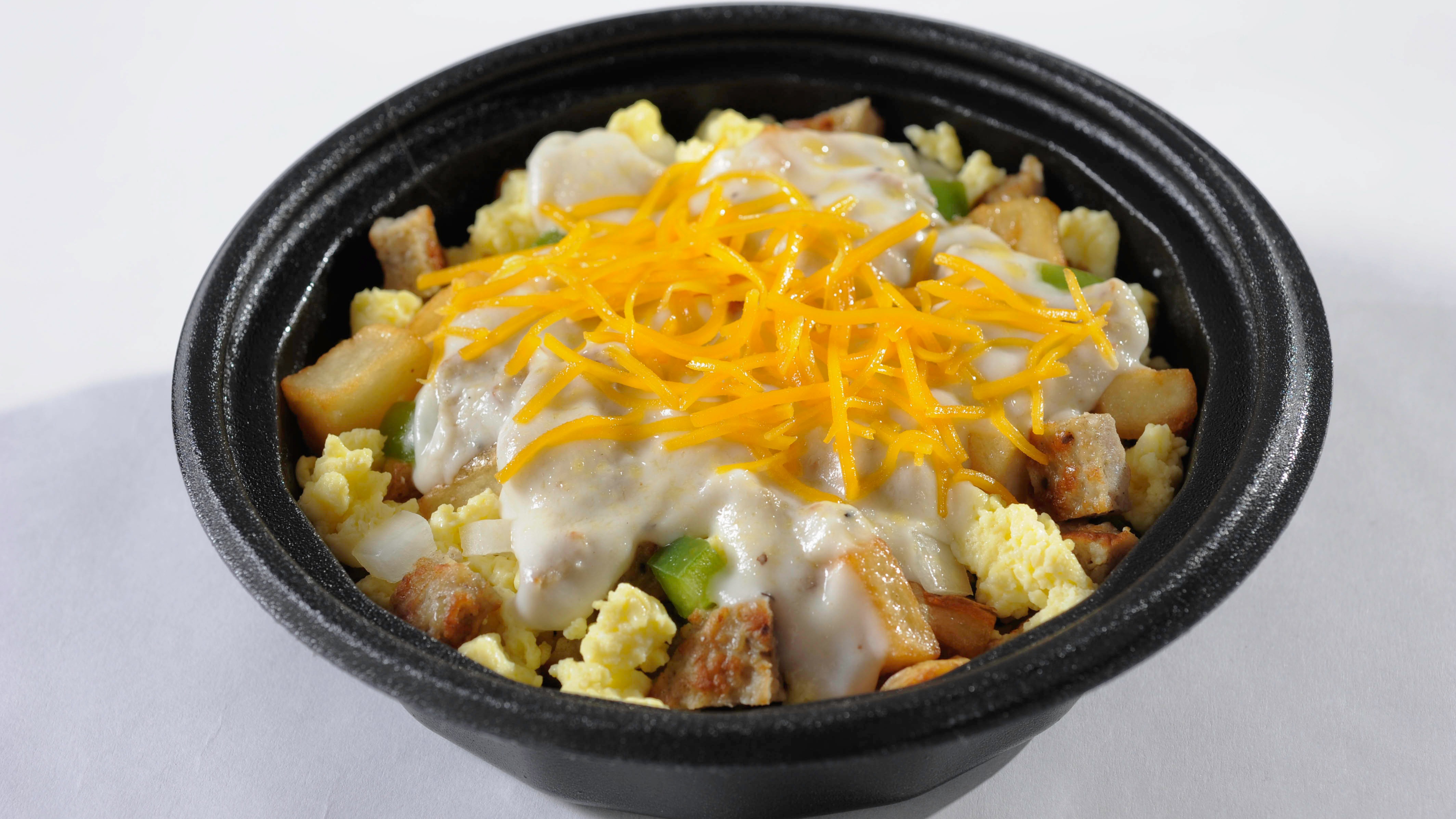 Order Country Breakfast Bowl food online from Amigos/Kings Classic store, Lincoln on bringmethat.com