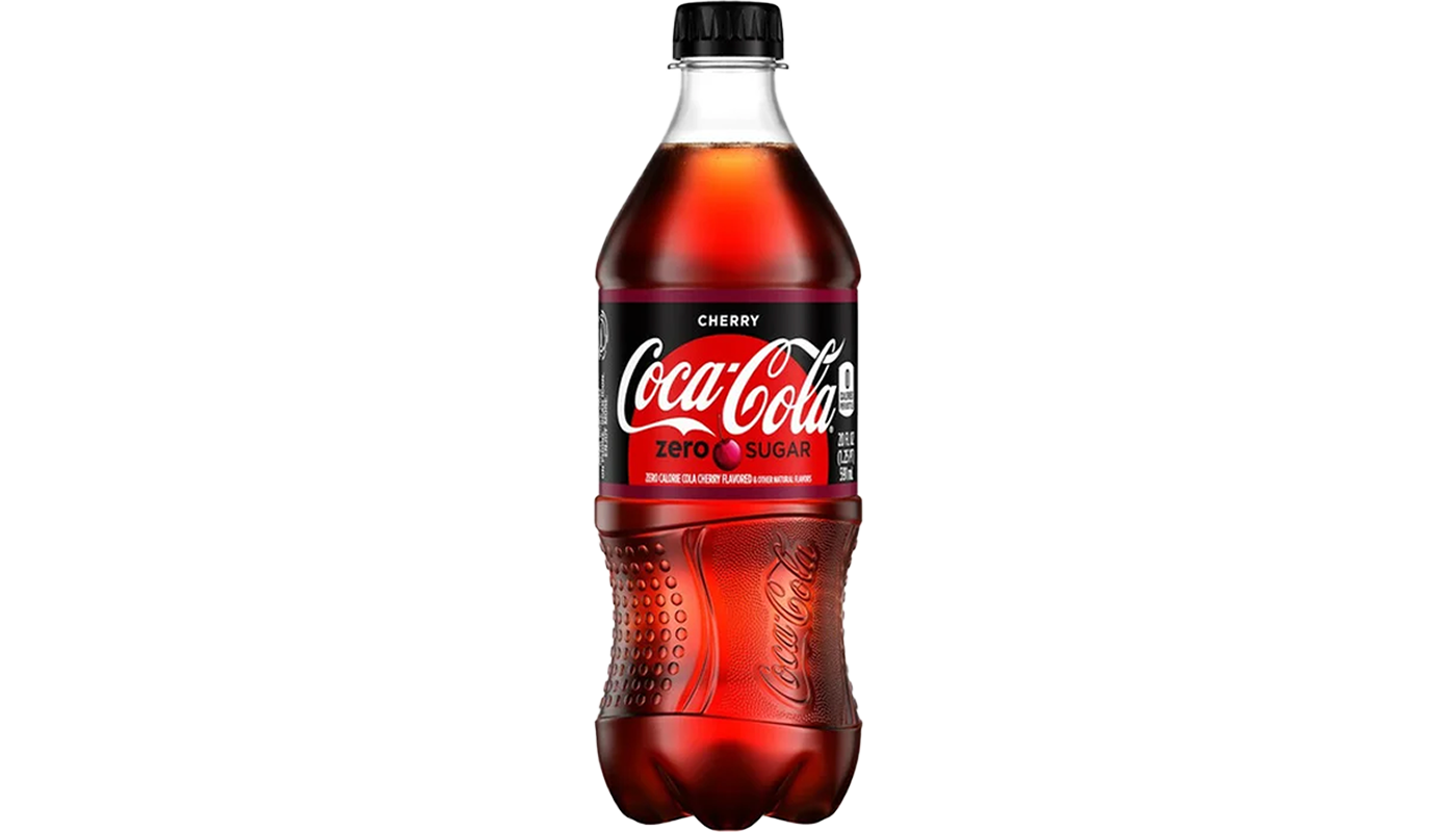 Order Coke Cherry Zero 20oz food online from Chevron Extramile store, Temecula on bringmethat.com