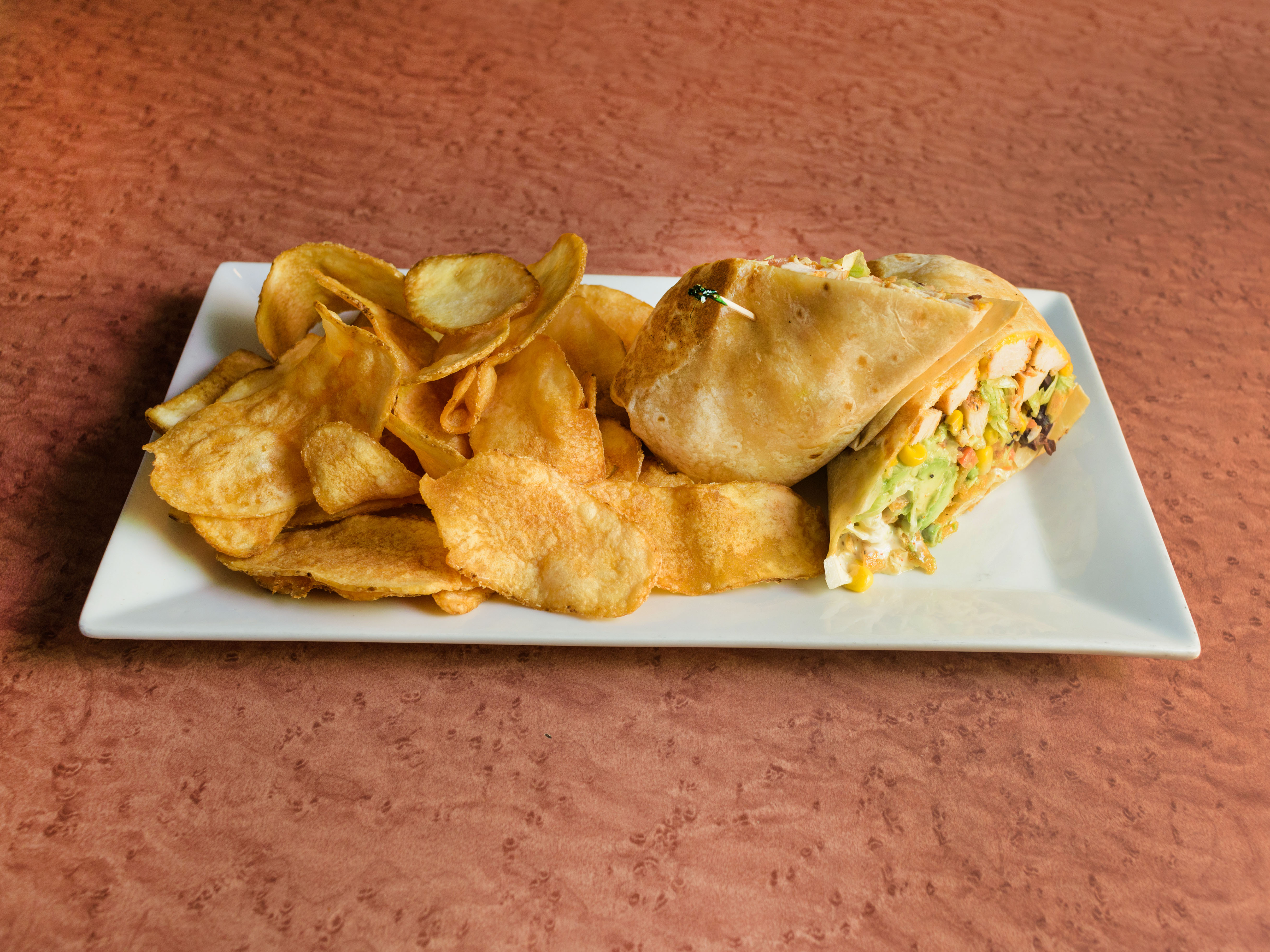 Order Southwest Chicken Wrap food online from O'Malley's Pub & Eatery store, Aurora on bringmethat.com