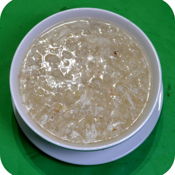Order 23. Fish Maw with Crab Meat Soup food online from Fung Wong Chinese Restaurant store, Daly City on bringmethat.com