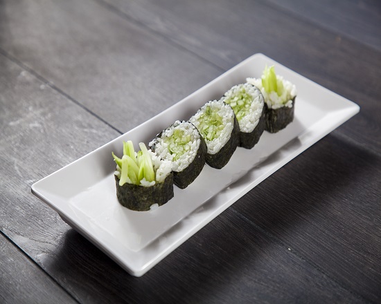 Order CR1 Cucumber Roll 5pcs food online from Ginza Sushi store, Torrance on bringmethat.com