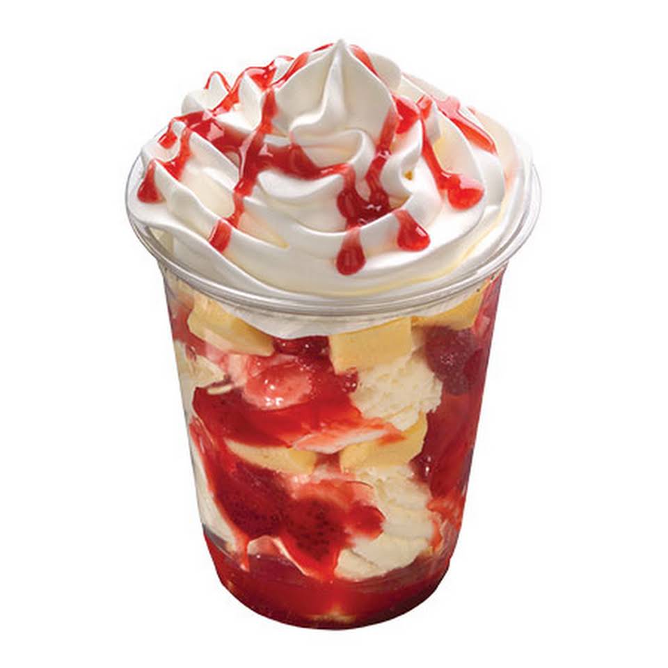 Order Strawberry Shortcake Sundae food online from A & L Water And Ice Cream store, Buckeye on bringmethat.com