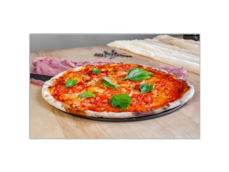 Order Margherita Pizza - 12" (6 Slices) food online from Passione On 5th store, Berkeley on bringmethat.com