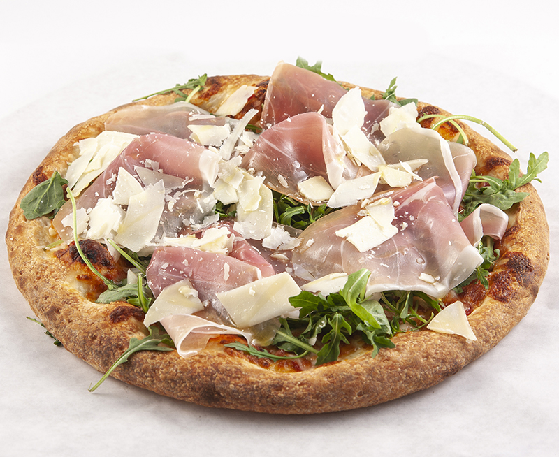 Order Prosciutto Arugula Pizza food online from Napolies Pizza Kitchen store, Van Nuys on bringmethat.com
