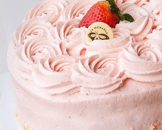 Order Valentine Cake- Strawberry Shortcake food online from La Monarca Bakery store, Hollywood on bringmethat.com