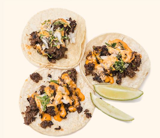 Order Tacos food online from LA Burger store, Richardson on bringmethat.com