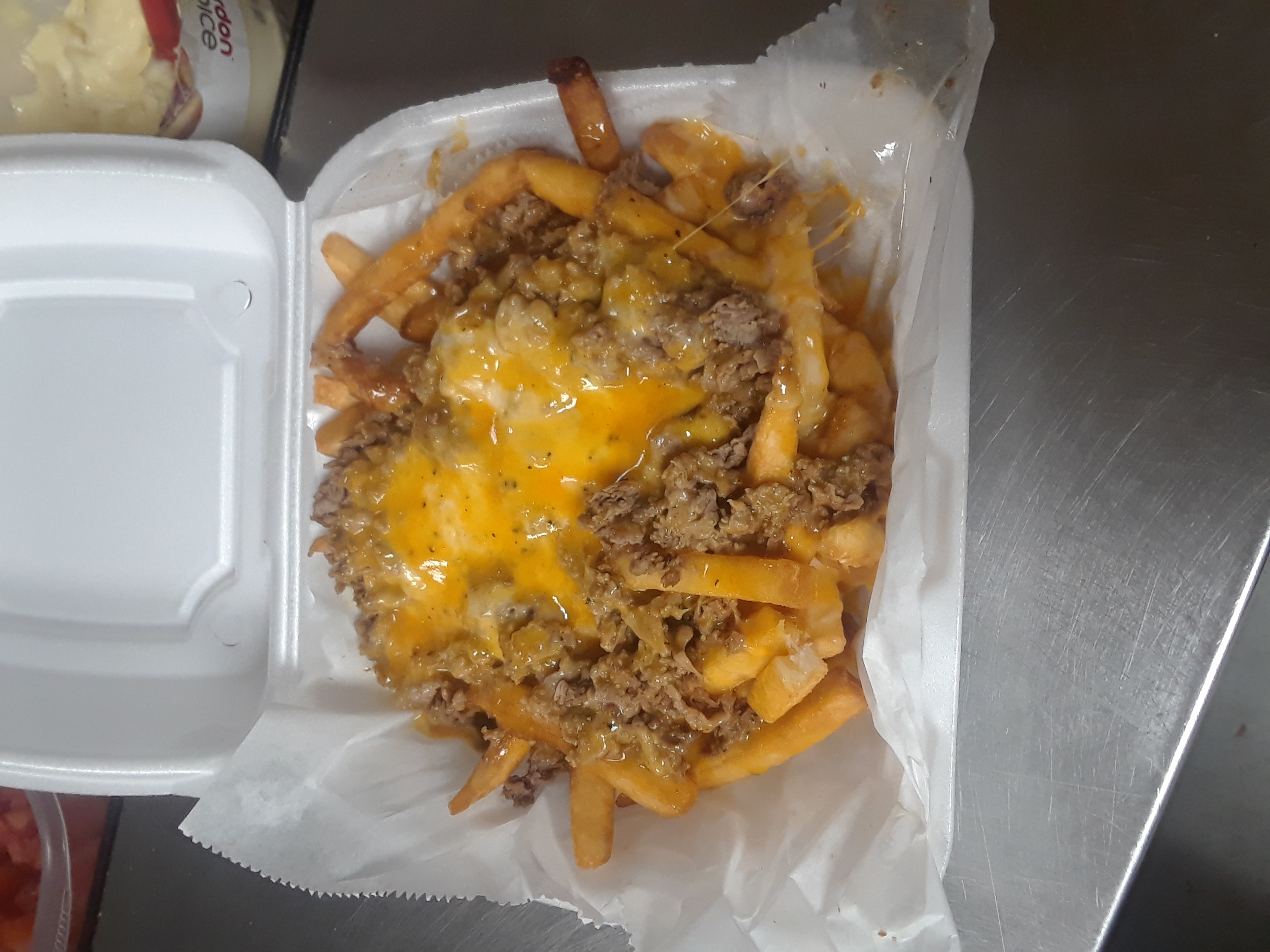Order Steak Fries food online from Mike's Steakhouse store, Buffalo on bringmethat.com