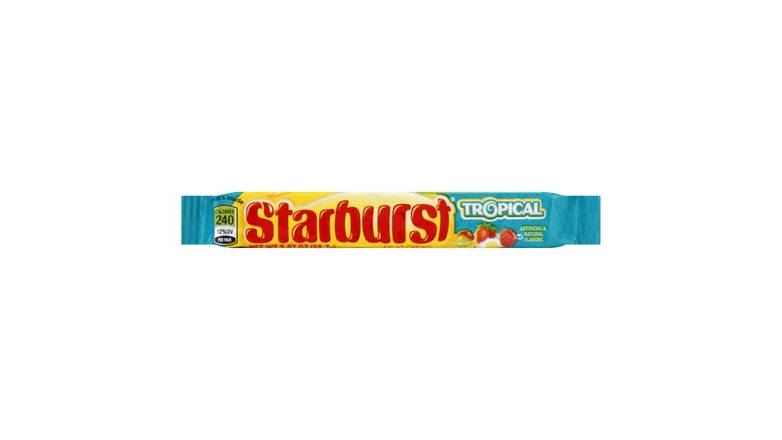 Order Starburst, Tropical Fruit Chews Candy Single Pack food online from Shell Rock Spring store, Bel Air on bringmethat.com