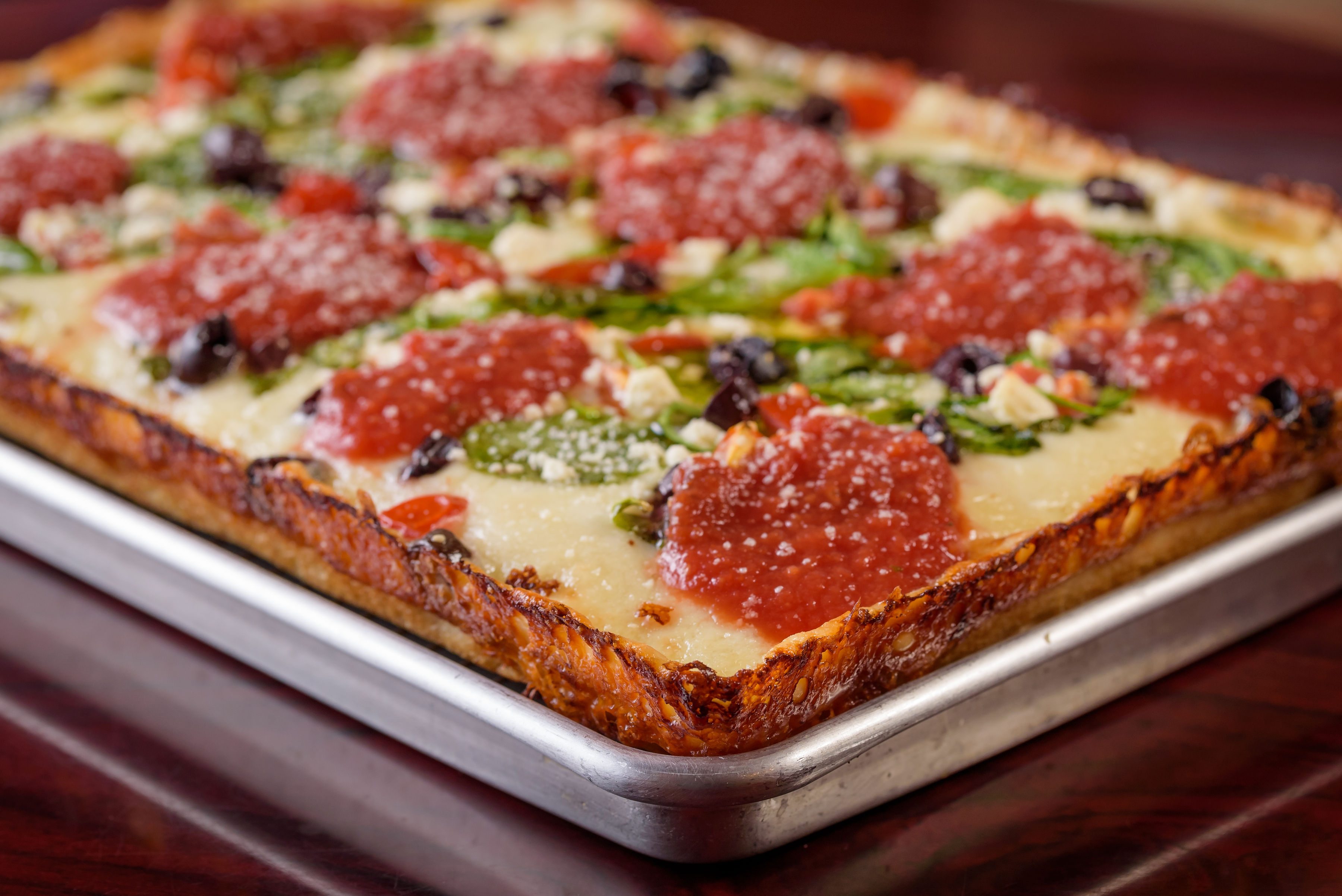 Order CHRYSLER (Mediterranean Pie) food online from Square Pizza Co store, San Diego on bringmethat.com