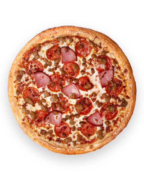 Order 16" Giant Meat Heaven* food online from Perrotti's Pizza & Subs store, Fort Worth on bringmethat.com