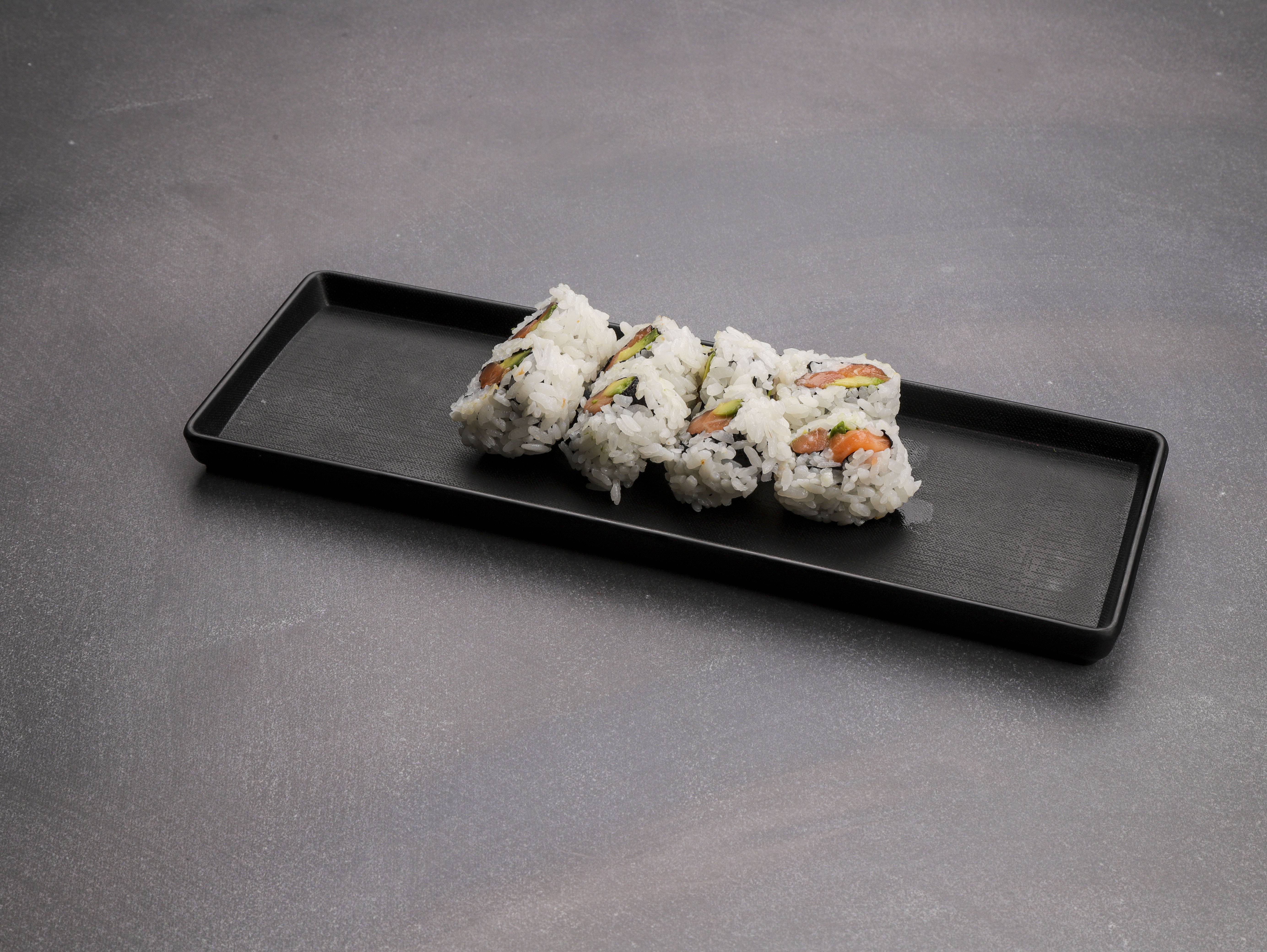 Order Salmon Avocado Roll food online from Tokyo Sushi Bar store, Lawrence on bringmethat.com