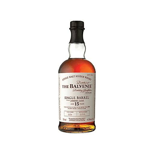 Order Balvenie 15yr Old Sherry Cask (750 ML) 106768 food online from Bevmo! store, Redwood City on bringmethat.com