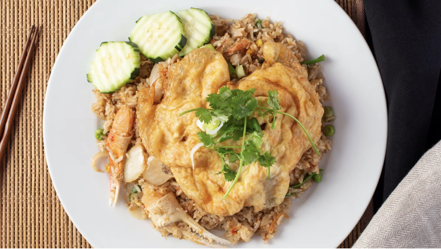 Order F-7. Crab Meat Fried Rice food online from Royal Thai Restaurant store, Diamond Bar on bringmethat.com