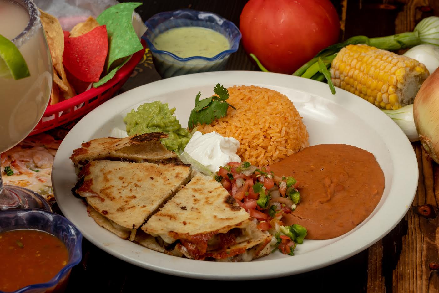 Order Quesadillas food online from Las Palmas Mexican Cafe - Victoria store, Victoria on bringmethat.com