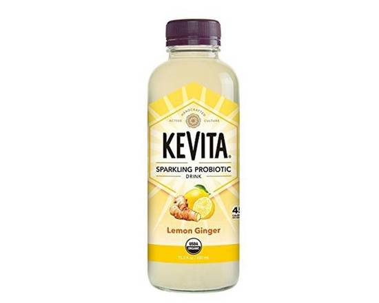 Order KeVita Sparkling Probiotic Lemon Ginger food online from Chop Stop store, Las Vegas on bringmethat.com