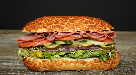 Order Turkey Ham Sandwich food online from Bagel Street Cafe Danville store, Danville on bringmethat.com