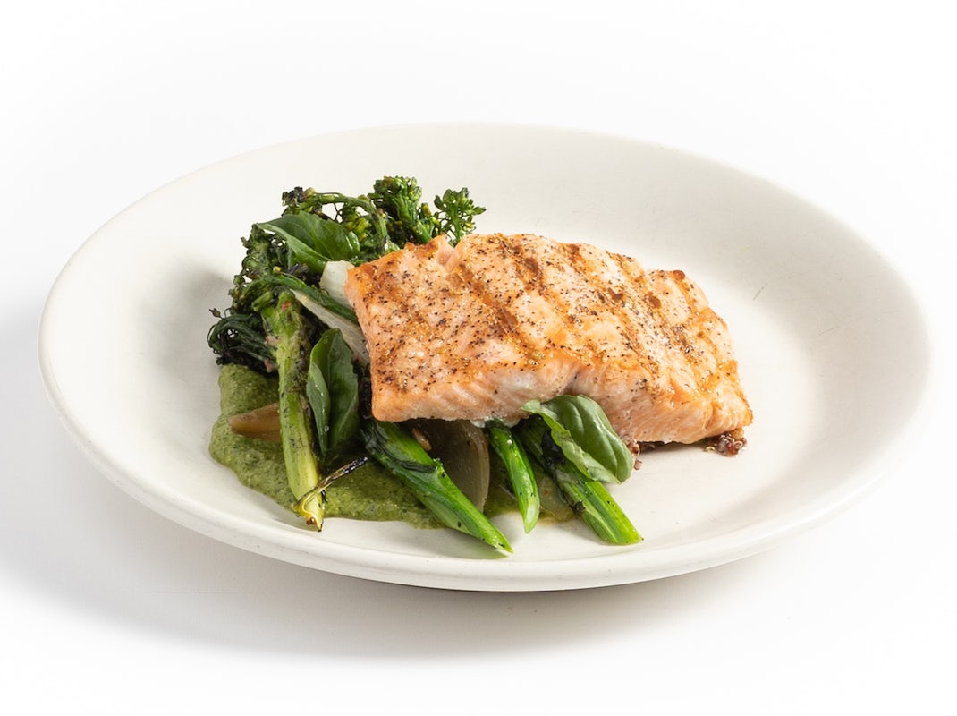 Order Grilled Sustainable Salmon* food online from True Food Kitchen store, Dallas on bringmethat.com