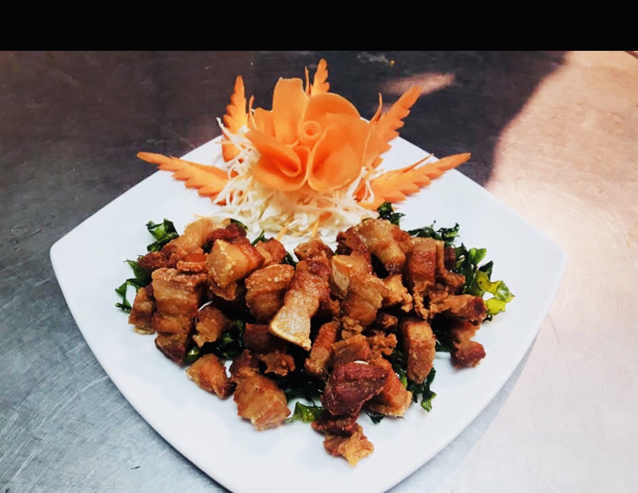 Order Bangkok Pork food online from Srithai Kitchen store, Snellville on bringmethat.com