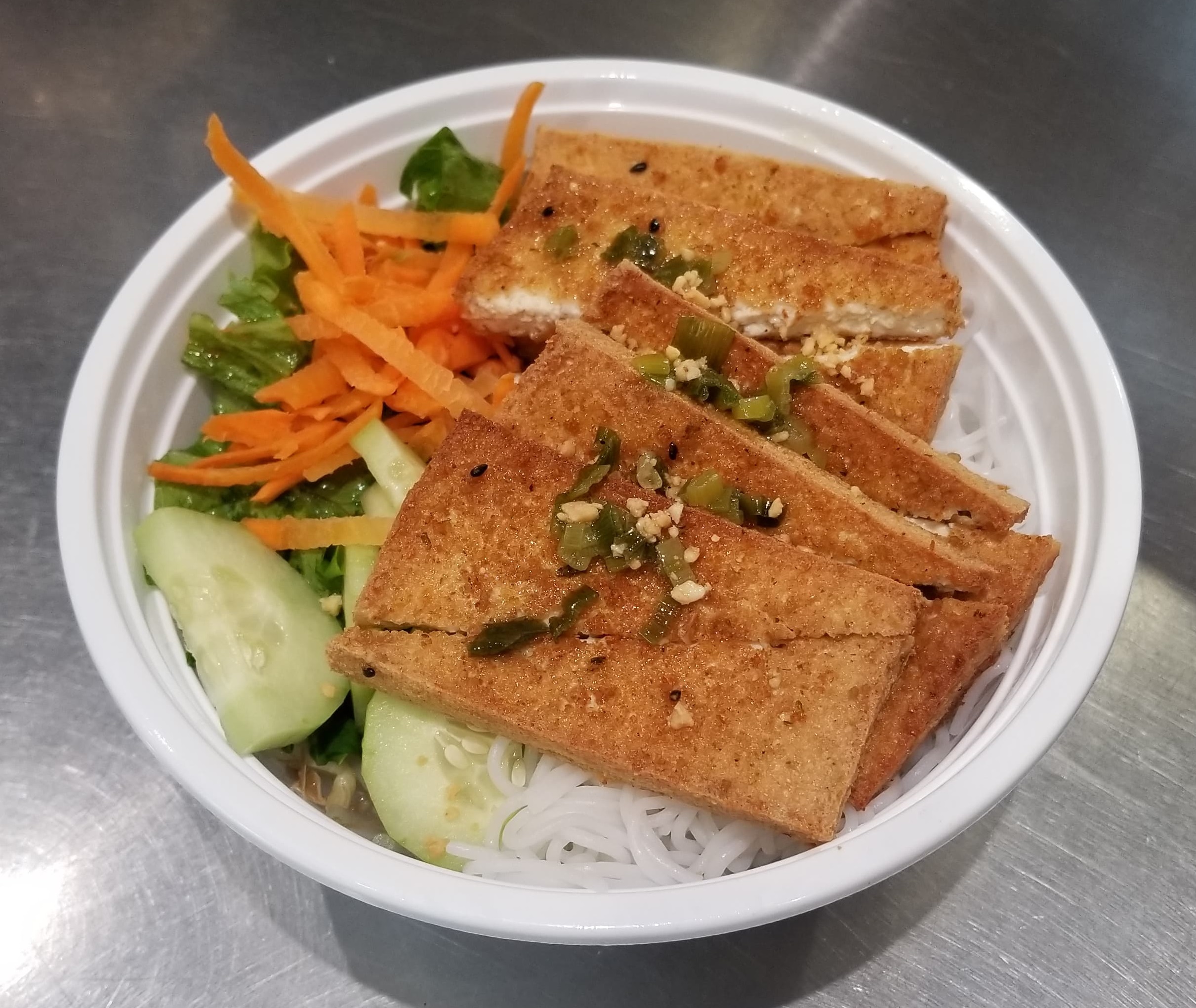 Order Tofu V-Bowl food online from Nam Noodles And More store, Pasadena on bringmethat.com