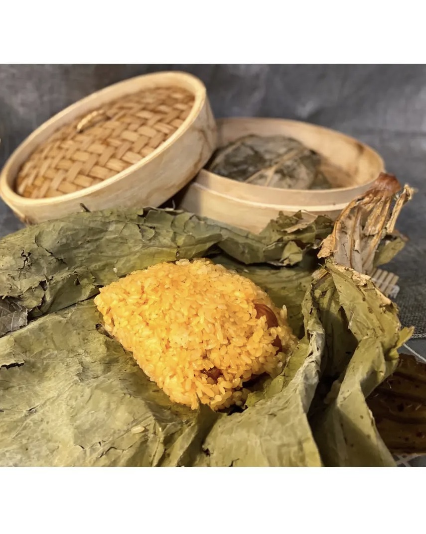 Order Sticky rice in lotus leaf for two 糯米鸡两个 food online from Hai Sun Chinese Restrnt store, Brooklyn on bringmethat.com