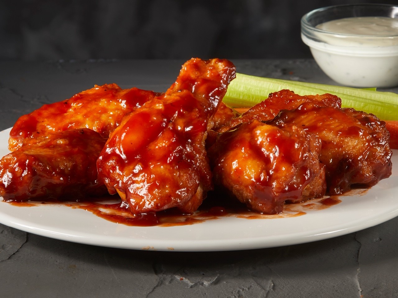 Order BBQ Wings (Mild) food online from Wing Squad store, Boulder on bringmethat.com