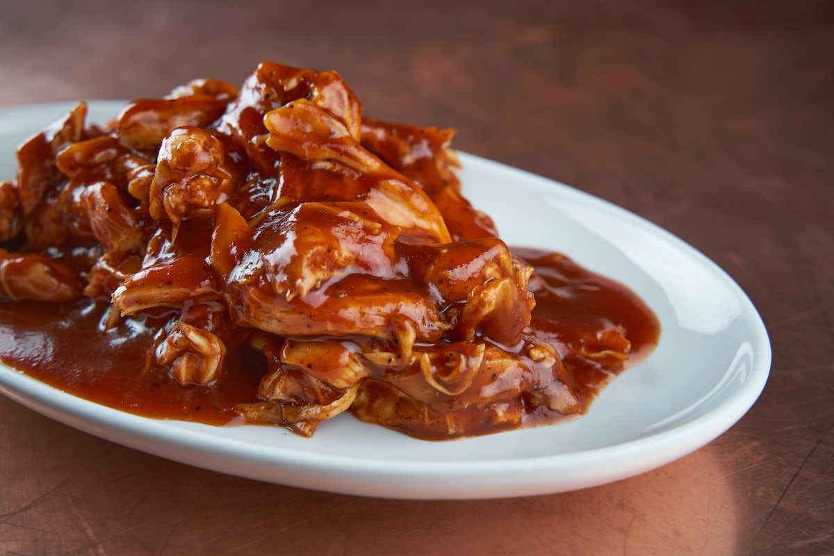 Order PULLED CHICKEN food online from Secret Sauce store, Vernon Hills on bringmethat.com