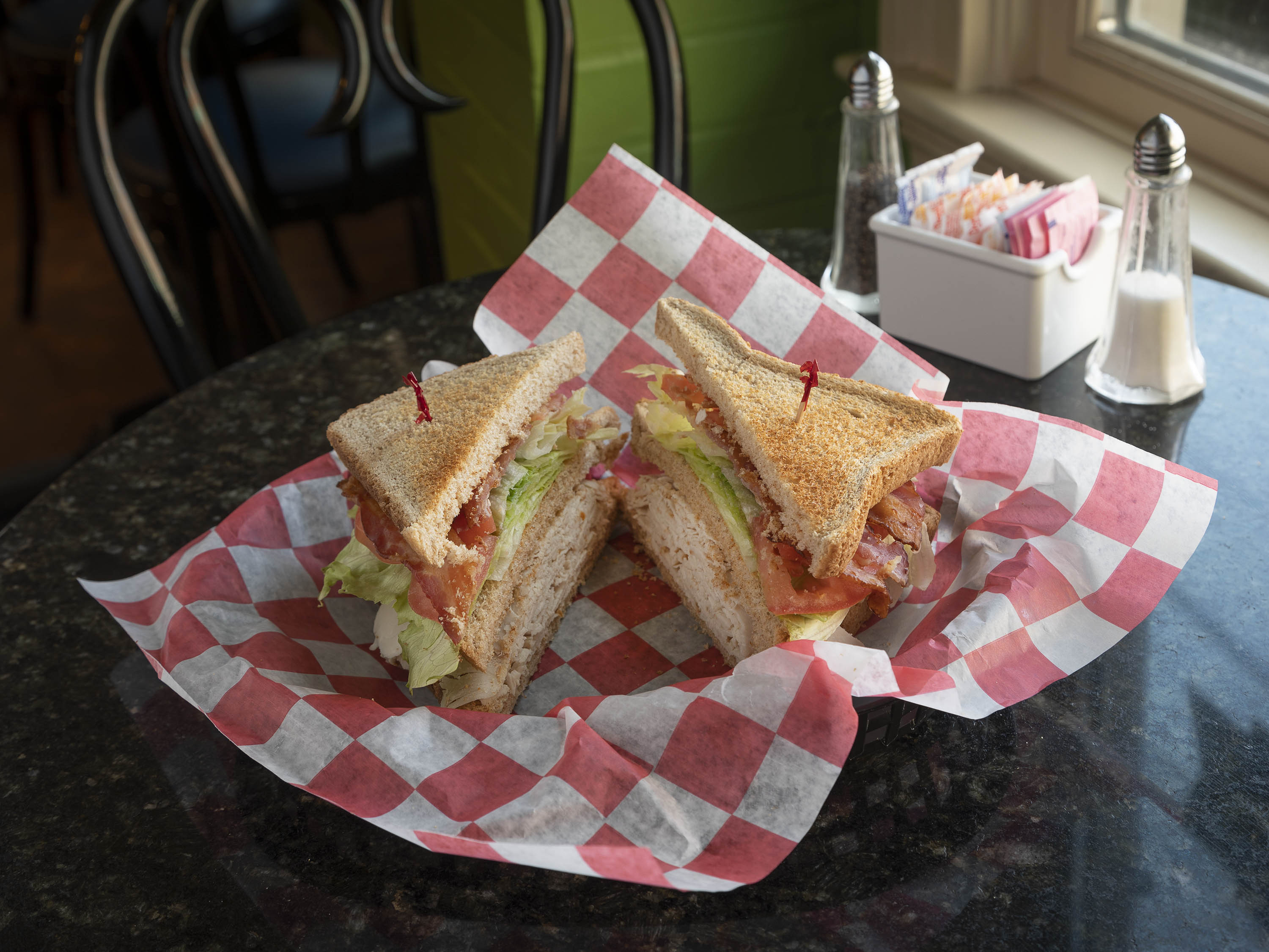 Order Club Sandwich food online from Choco-Latte Cafe store, Fall River on bringmethat.com