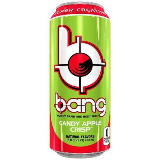 Order Bang Energy Drink - Candy Apple Crisp food online from IV Deli Mart store, Goleta on bringmethat.com