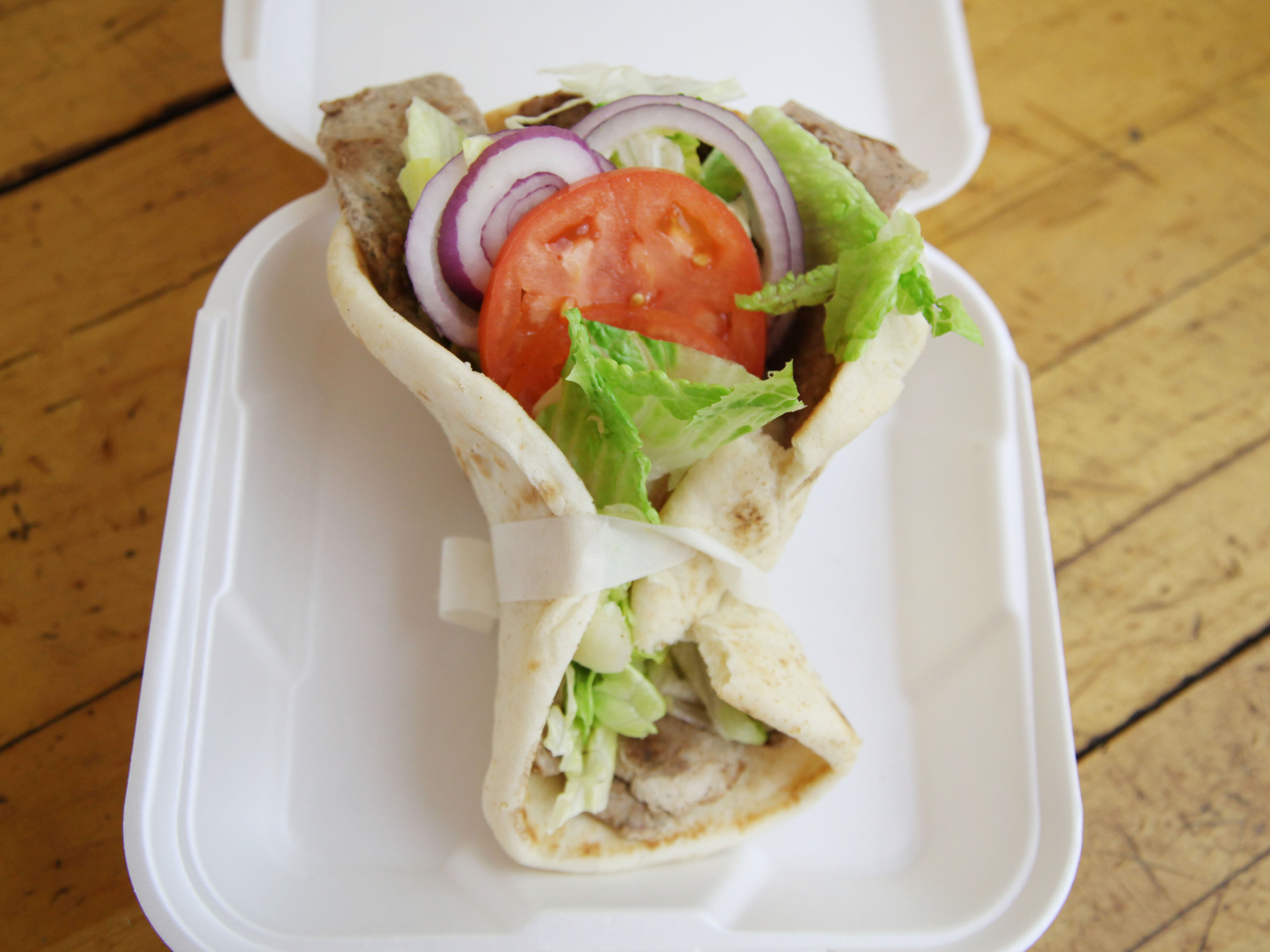 Order Lamb Gyro Platter food online from Pizza Man store, Baltimore on bringmethat.com